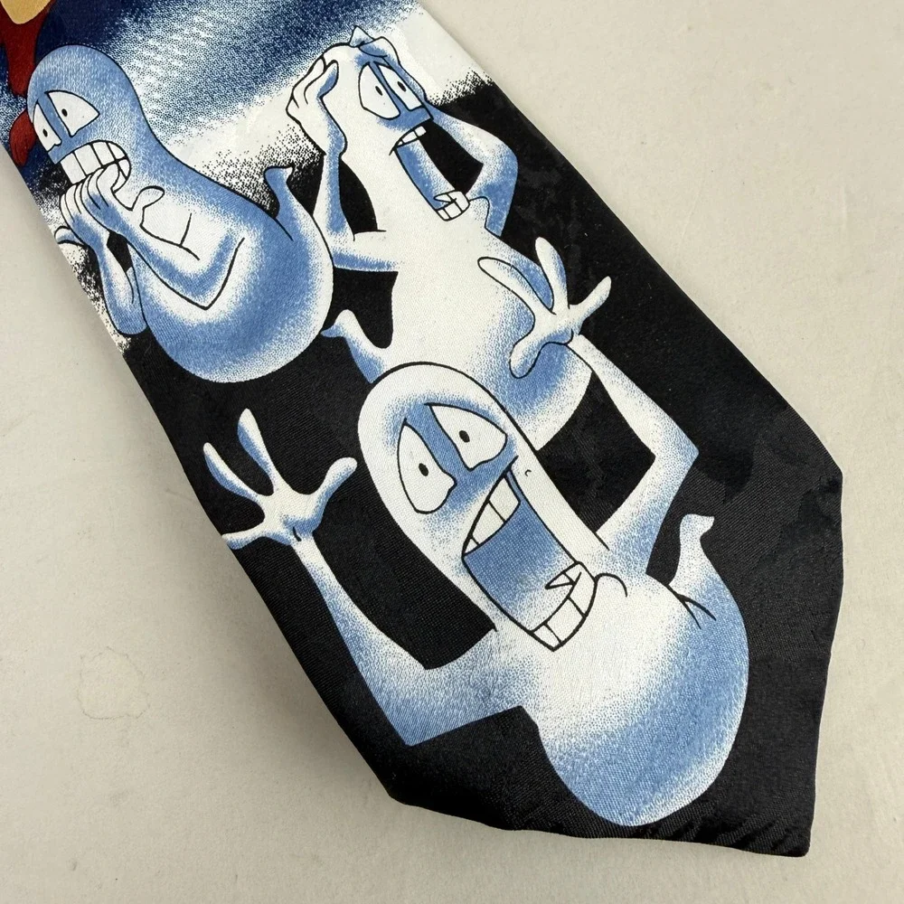 Halloween Tasmanian Devil Neckties Mens Vintage 1995 Halloween‎ Ghosts